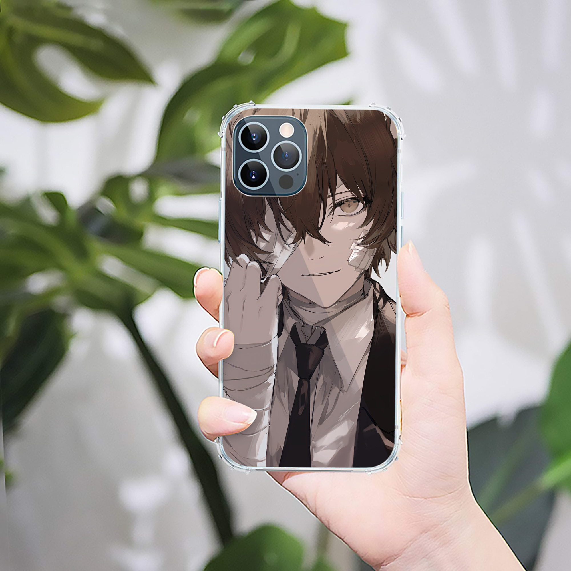 （画像用） 文豪ストレイドッグス Bungo Stray Dogs 【iPhone 12シリーズ対応】透明スマホケース（クリアソフトケース）